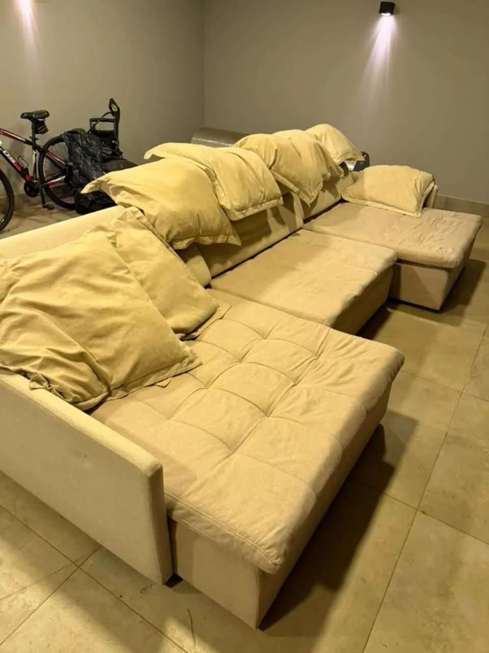Sofá 6 lugares - 3,73m (PARCELO EM 12X)