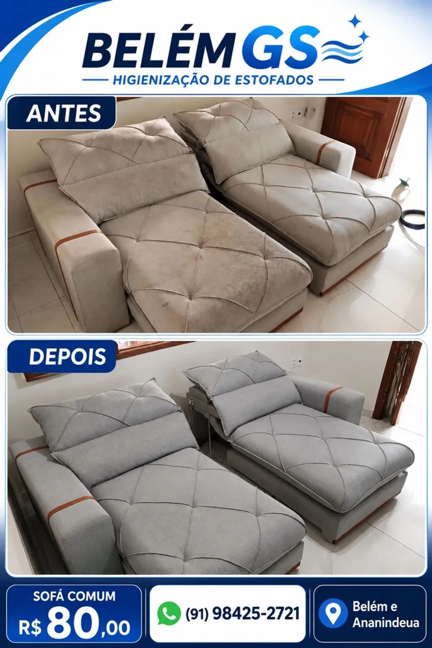 Limpeza de sofá, estofados - Foto 4