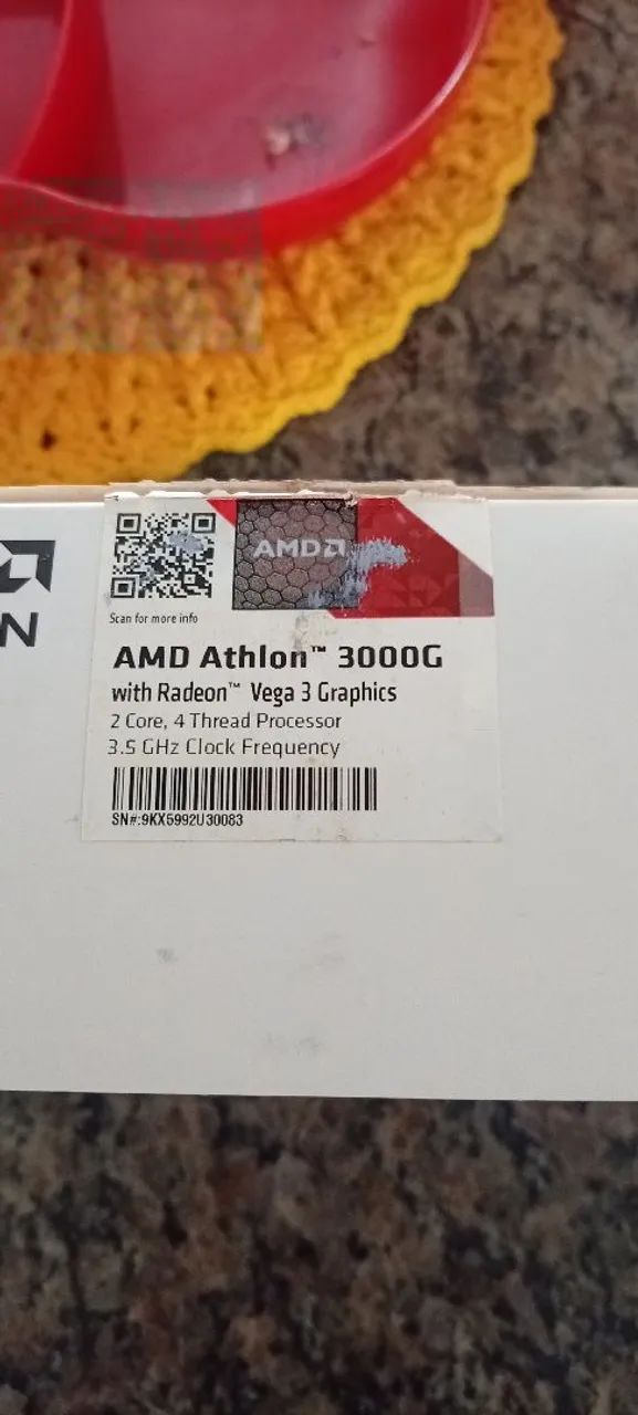 Processador AMD Athlon 3000g