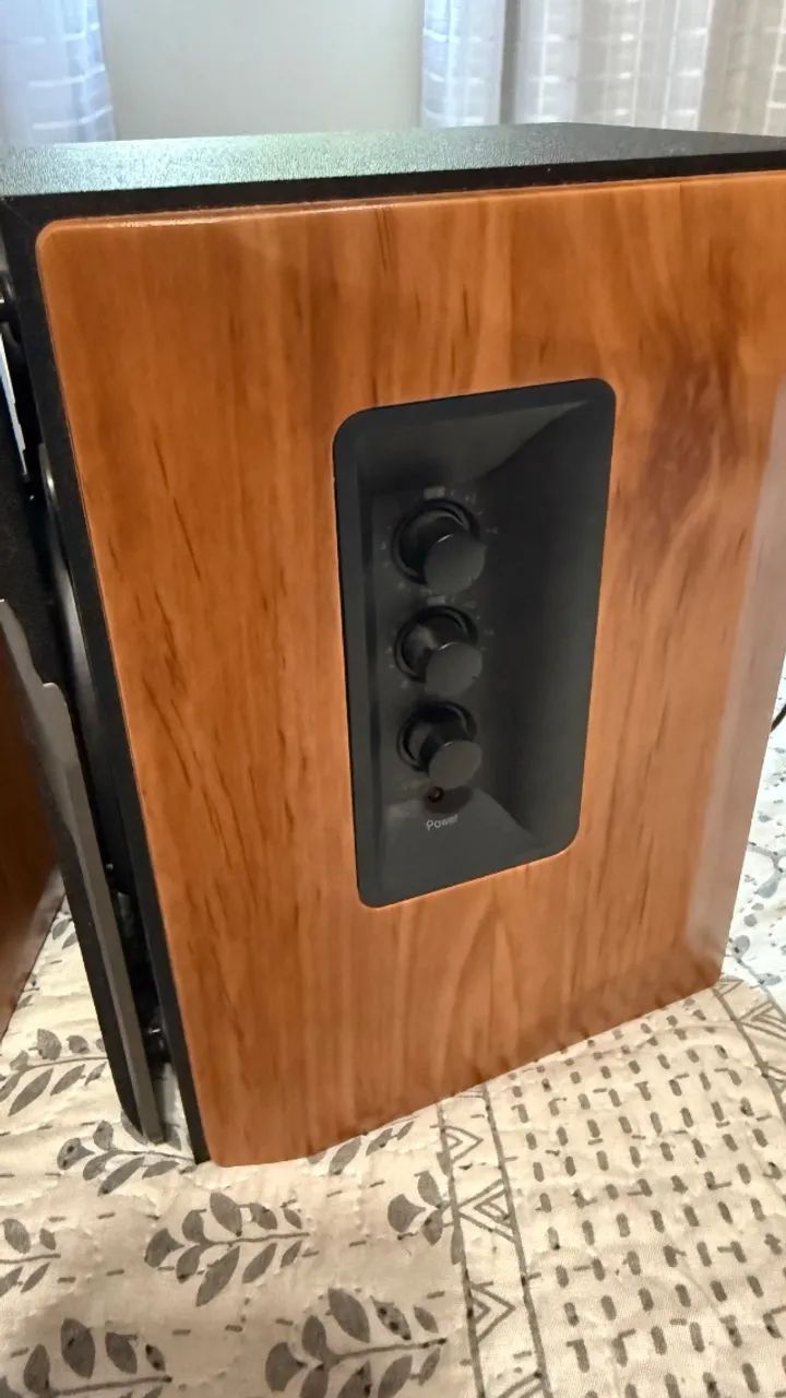 Monitor de Audio EDIFIER R1380DB Bluetooth 42W RMS - Madeira - Foto 3