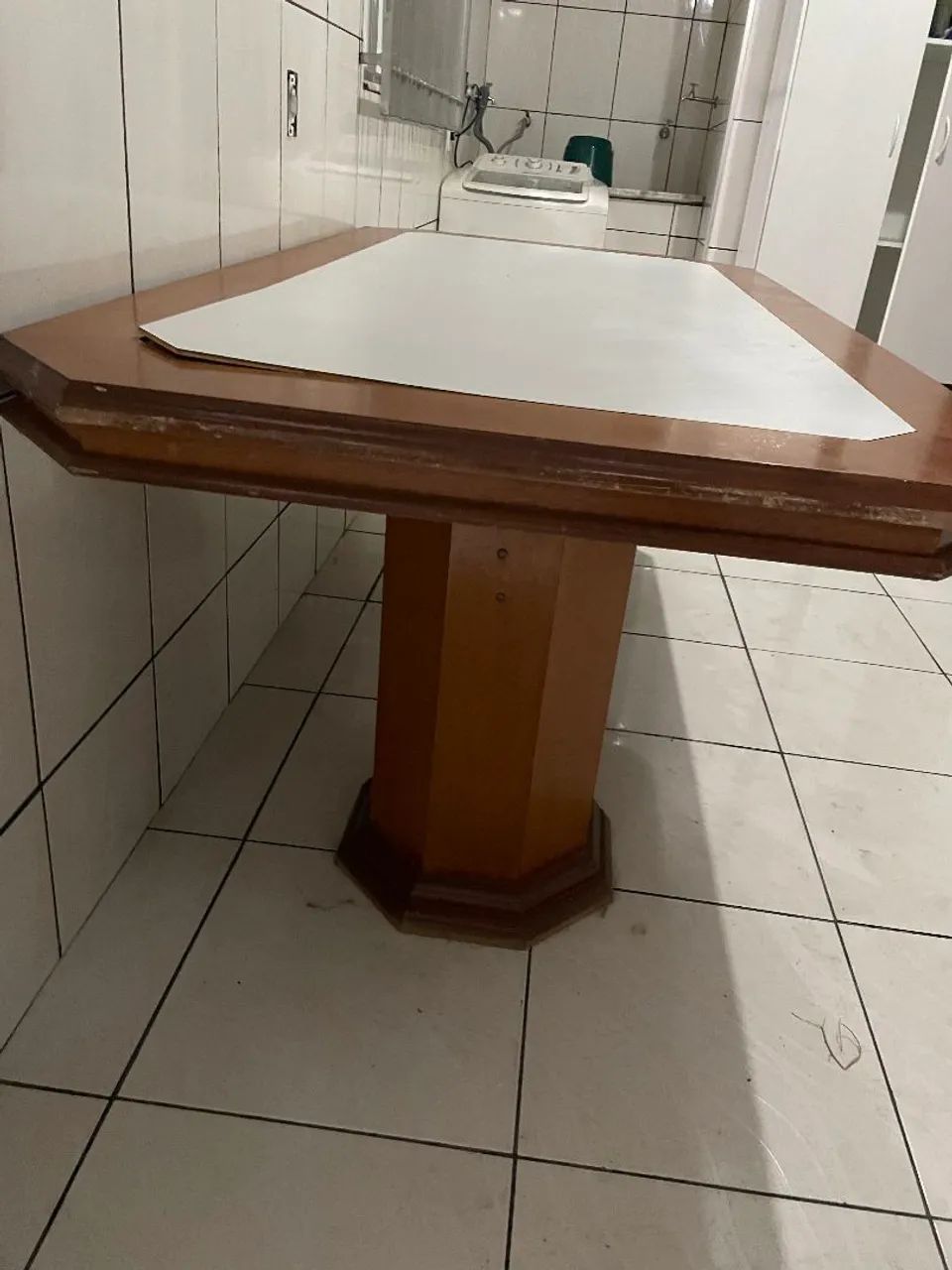Mesa de madeira 8 lugares - Foto 3