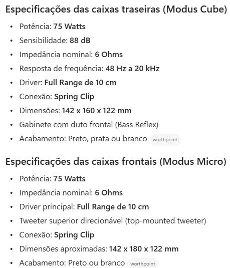 Caixas Modus Cube Wharfedale Kit 5.0 - Foto 3