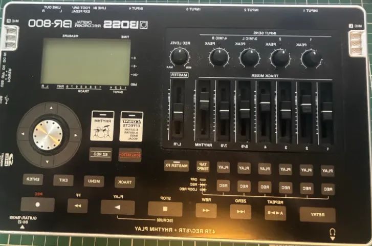 gravador multipista boss br 800