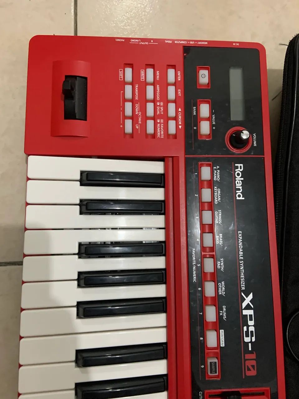 Teclado Xps 10 vermelho 