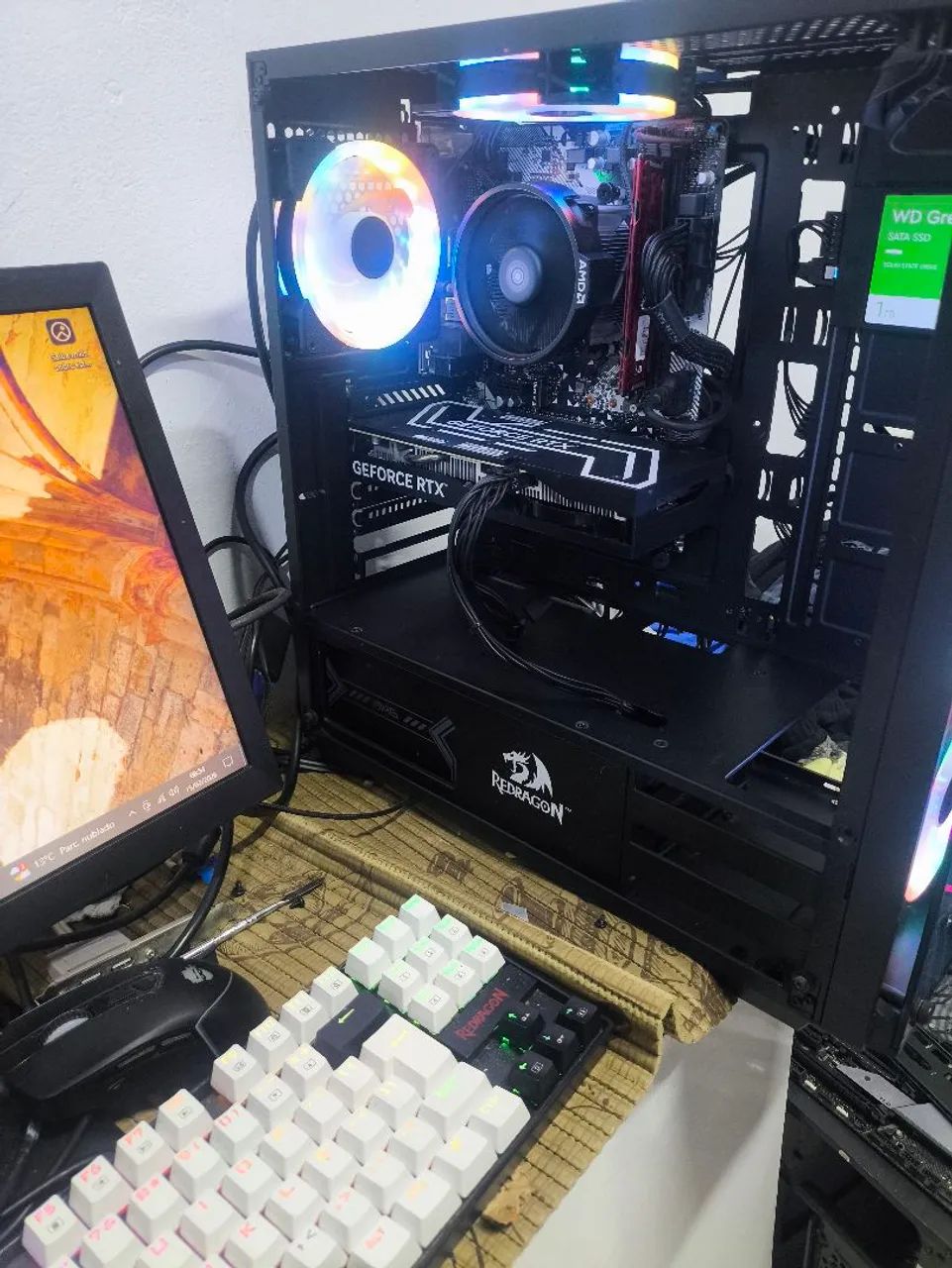 Pc Gamer Ryzen 5 + RTX 4060 em 12x !!! - Foto 2