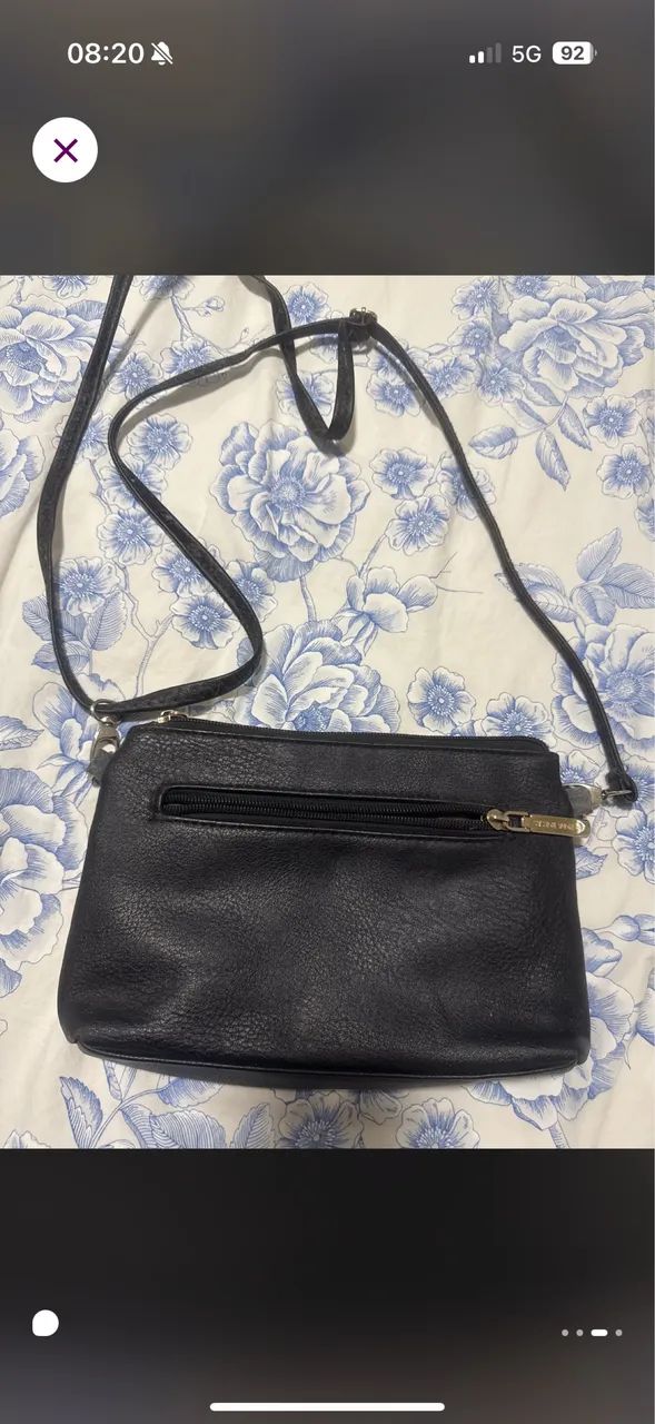 Bolsa de ombro preta  - Foto 2