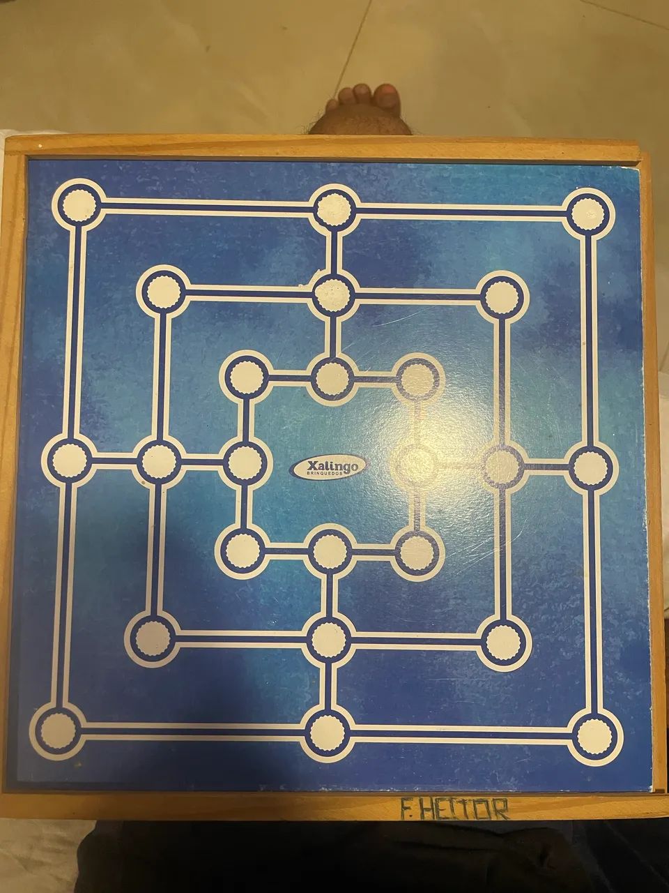 Tabuleiro de ludo,damas e jogo do moinho/trilha - Foto 3