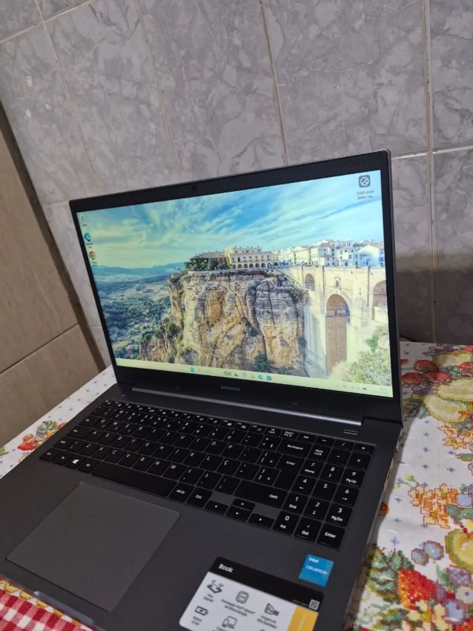 Notebook Samsung Celeron Nova Geração Com NVMe SSD Ideal para trabalhos e estudos - Foto 3