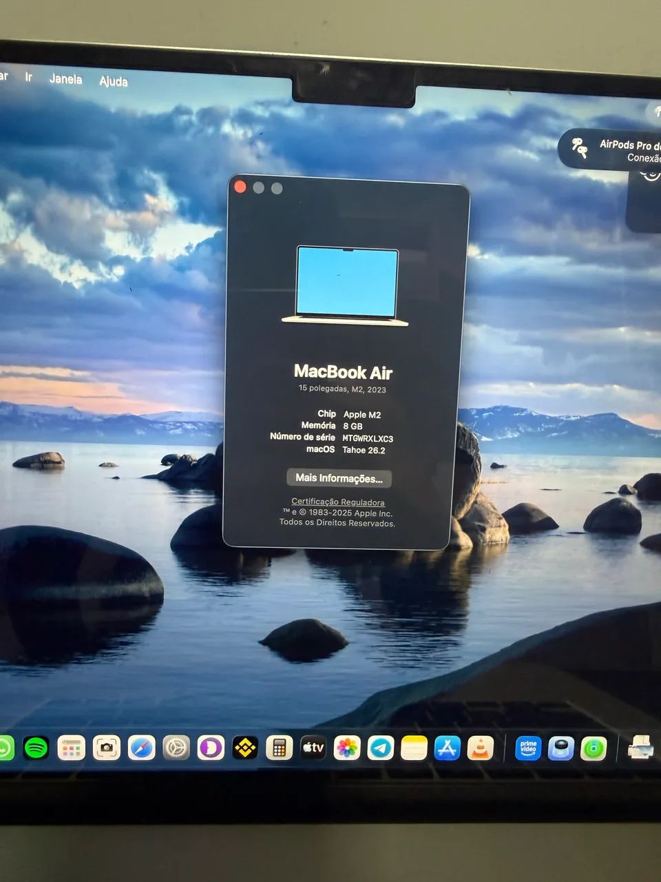 MACBOOK AIR M2 8GB 15 POLEGADAS - Foto 4