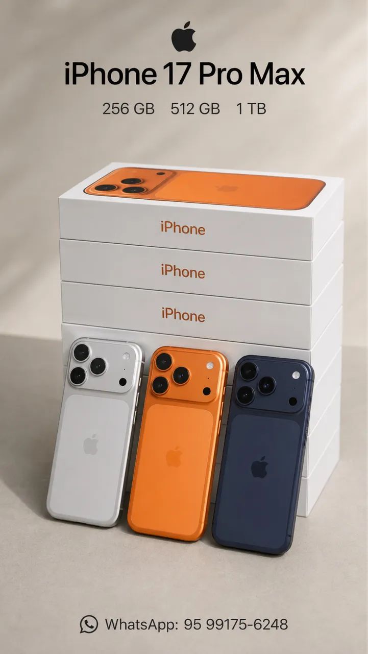 iPhone 17 Pro Max 256 GB, 512GB e 1TB - Foto 2