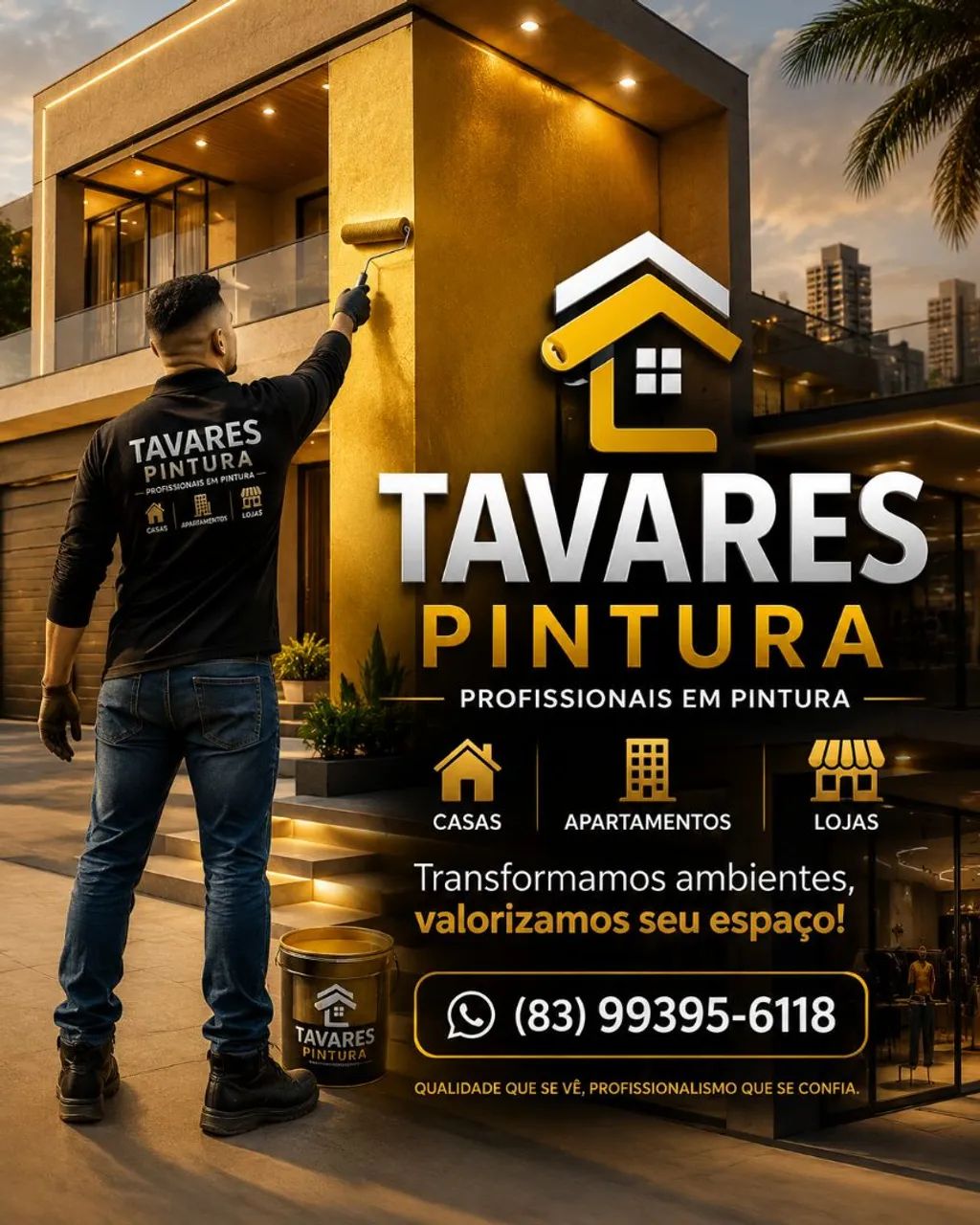 Pinturas de casas/apartamento/loja