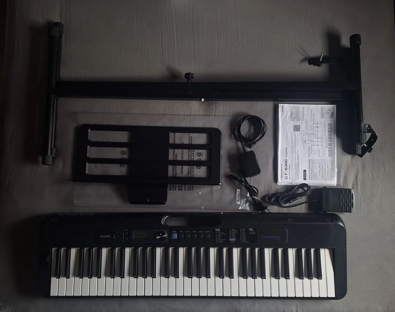 Kit Teclado Musical Casio Ct-s300
