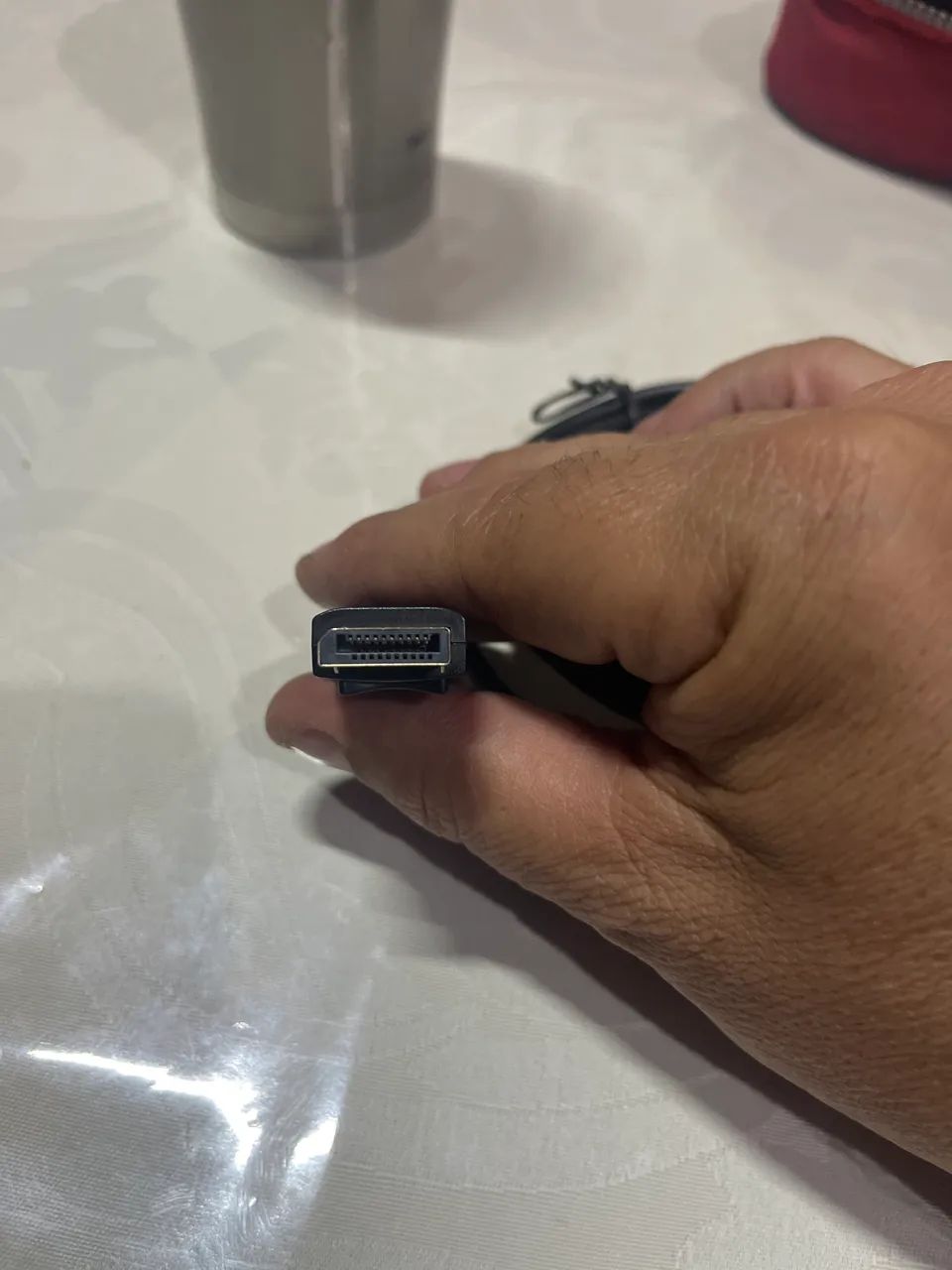 Cabo Conversor DisplayPort para VGA - Foto 2