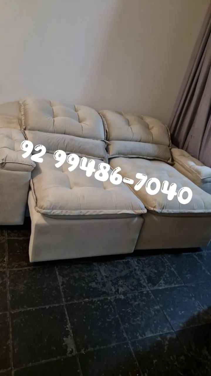 SOFÁ + GARANTIA + ENTREGA GRÁTIS 