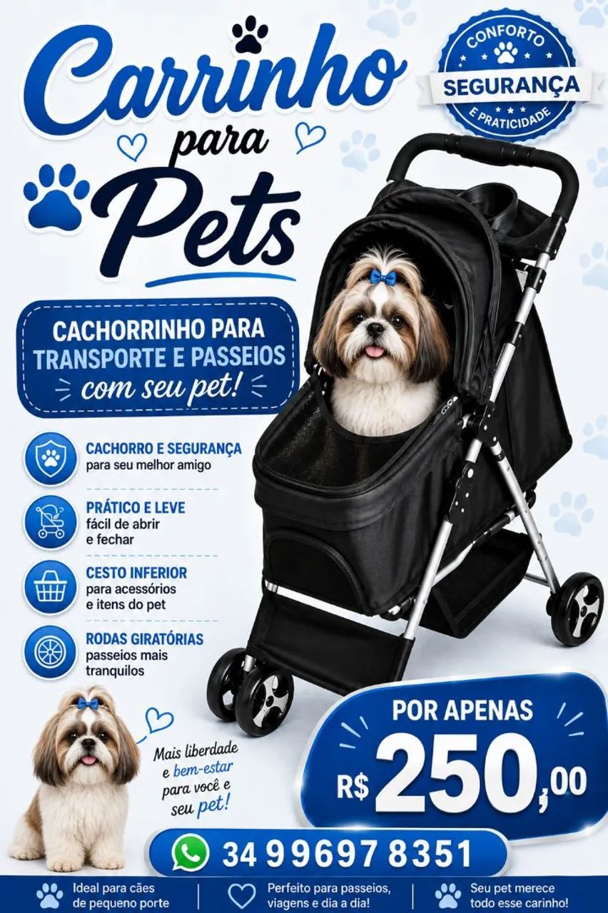 Carrinho pra pets - Foto 3