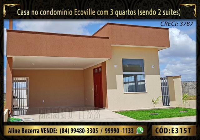 Oportunidade, casa no Ecoville com 3 quartos sendo 2 suítes, aceita financiamento - Foto 2