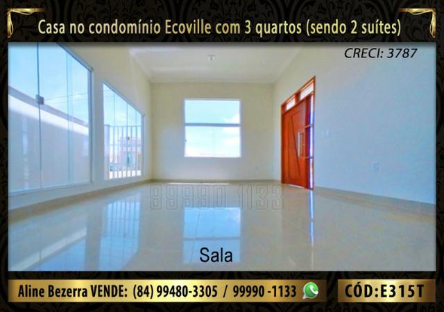 Oportunidade, casa no Ecoville com 3 quartos sendo 2 suítes, aceita financiamento - Foto 3