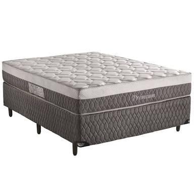 Cama Box Completa (Base + Colchão) usada