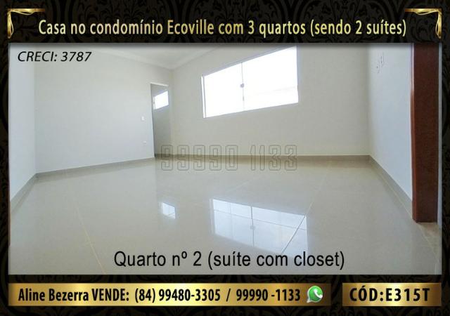 Oportunidade, casa no Ecoville com 3 quartos sendo 2 suítes, aceita financiamento - Foto 9