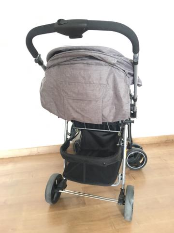 Vendo Carrinho de Bebê Zap Melange Grafite - Kiddo Reclinável - Foto 3