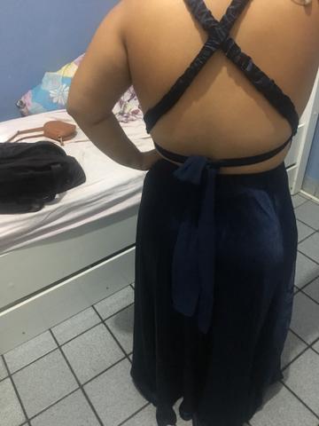 Vestido longo de Cetim - Foto 2