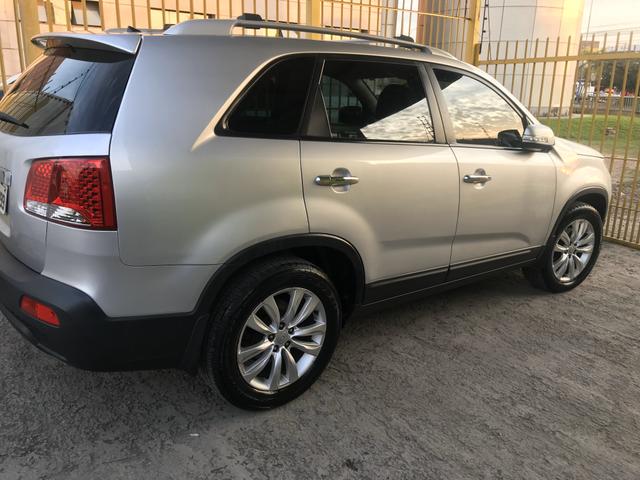 Kia sorento 2011 ex 2,4 couro top, placa mercosul - Foto 5