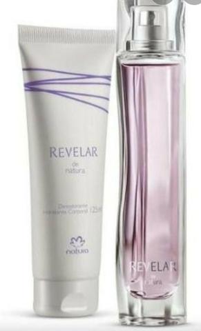 Promoção de natal kit perfume e Hidratante revelar tradicional feminino natura