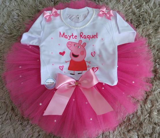 Body ´personalizado e saia de tule - Foto 4