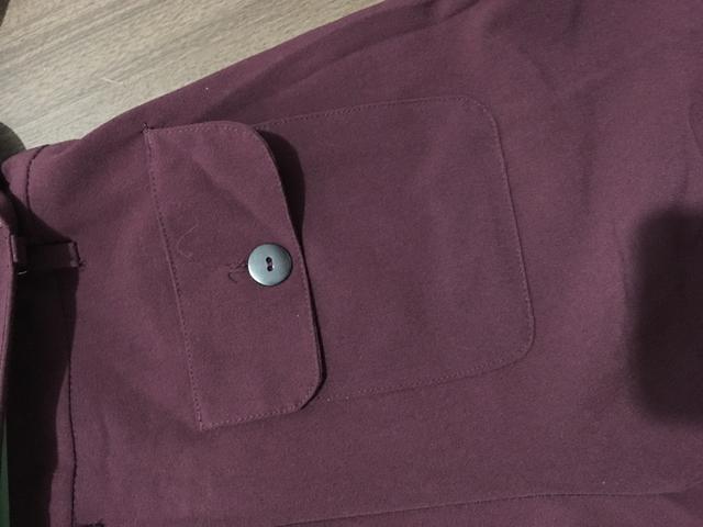 Calça flare RIACHUELO cor vinho tam 36 - Foto 2