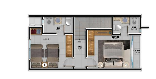 Flórida Parque / Casas Duplex (2 Suítes) / Minha Casa Minha Vida - Foto 17