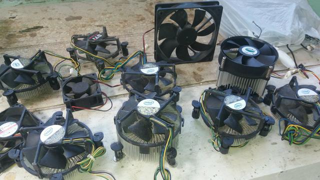 Vendo vários cooler