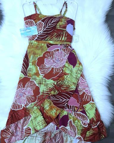 Conjunto saia longa com cropped tamanho 2 4 6 e 8 anos