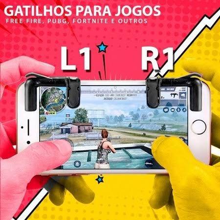Gatilhos free fire, pubg.