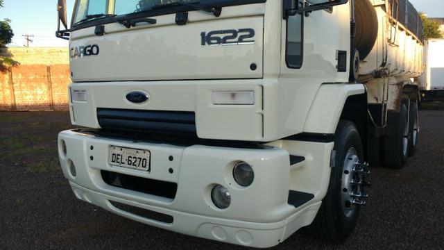 Ford Cargo 1622 truck 6x2 com caçamba Rosseti 10m3 unico dono - Foto 8