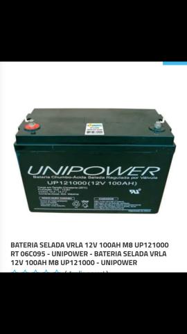 Bateria de gel selada 12V 100hp