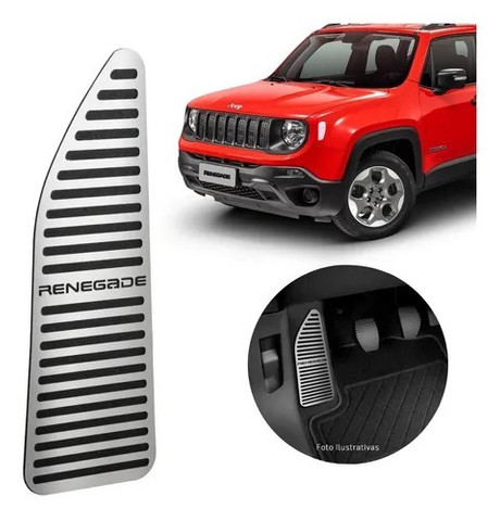 Descanso de Pé Jeep Renegade 2015 à 2020 - Em Inox