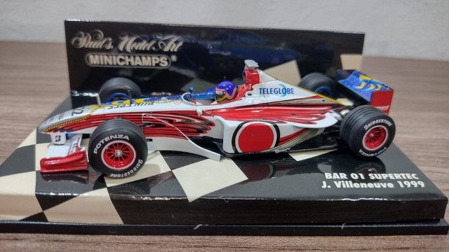 Miniatura Carro Formula 1 BAR Supertec j. Villeneuve 1999