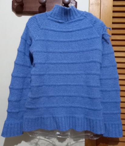 Blusão tricot lilás Kalusca - Foto 2