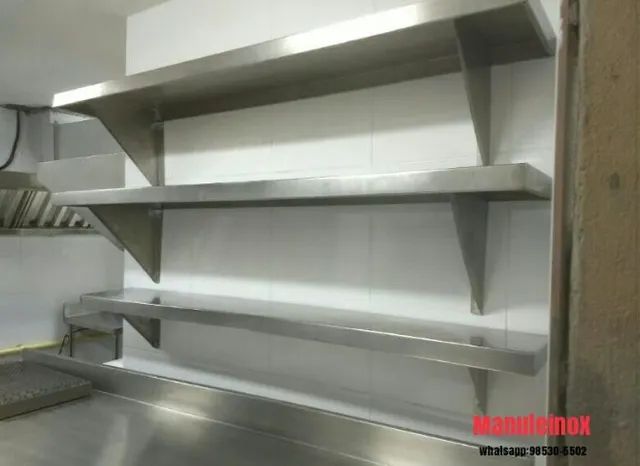 Prateleira inox industrial sob medida - Foto 4