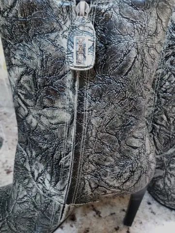 Bota Shultz Original-Nova- Cano Médio couro Python 64628723539713122