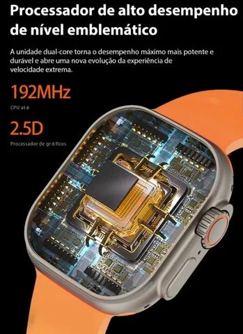 Smartwatch W69 Ulta 49mm memória 2Gb toca música NFC jogos lançamento 2023  / 2024 - Acessórios - Recreio dos Bandeirantes, Rio de Janeiro 1230896590