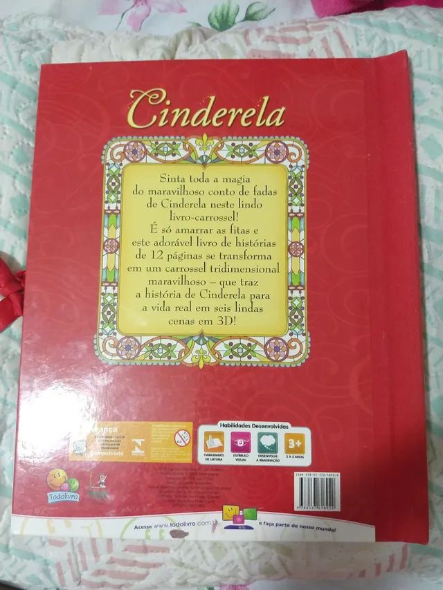 Livro-Carrossel Cinderela 3D. - Foto 2