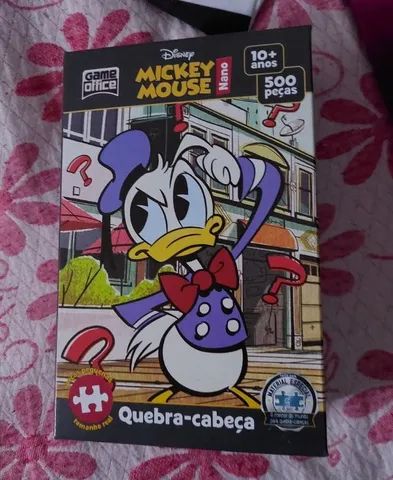 Quebra-Cabeça - Disney - Mickey Mouse - 500 Peças - Game Office - Toyster