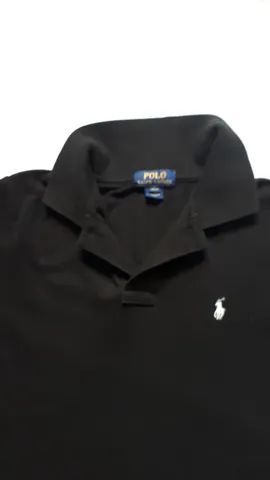 Camisa Polo Infantil Meninos -Cor Preta - Tam M(10-12) Marca Polo Ralph Lauren- Seminova - Foto 4