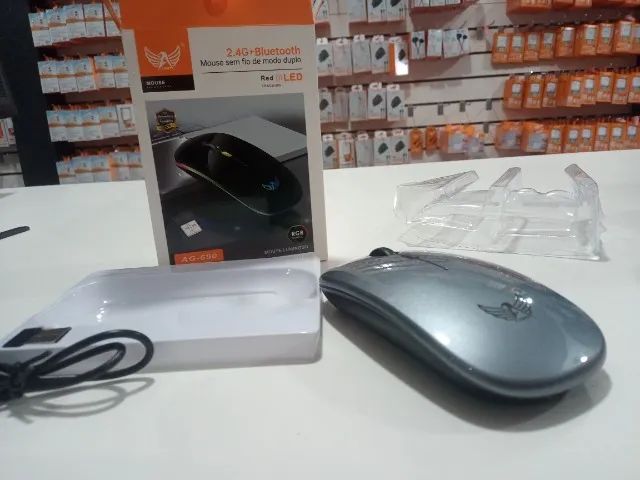 Mouse Sem Fio Recarregável 2.4GHz Altomex AG-690 - Foto 3