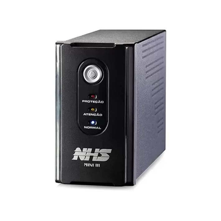 No Break Nhs Mini Iii 700va Entrada E Saída De 120v/220v Preto