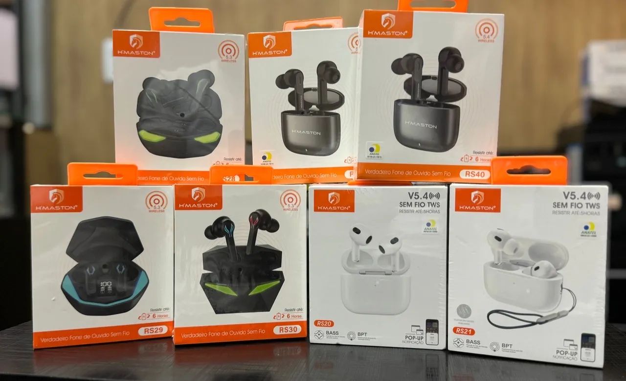Fone de Ouvido Bluetooth H´MASTON