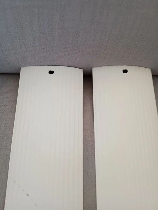 Persiana Vertical em PVC Ripada - Branca - 1,30x1,70 - Foto 4