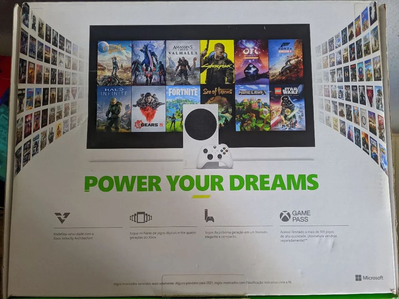 Xbox Series S 512gb 120fps Consoles de Vídeo Game Solânea