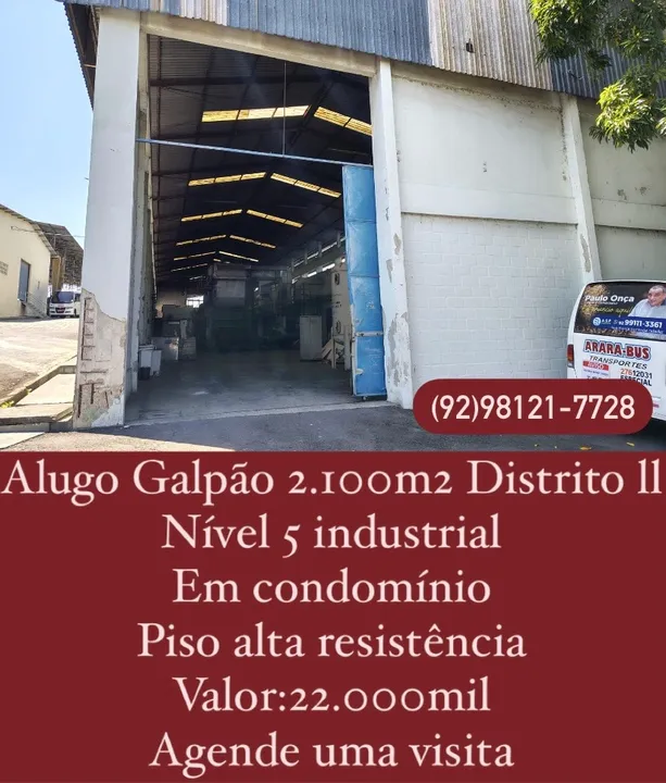 GALPÃO 2.100M² DISTRITO II